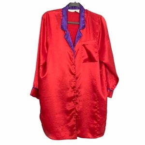 Vintage Victoria’s Secret Gold Label Red Chemise